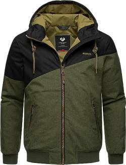 Ragwear Herren Winterjacke Warmer Kurzmantel mit Kapuze Wings Olive23 Gr. L von Ragwear