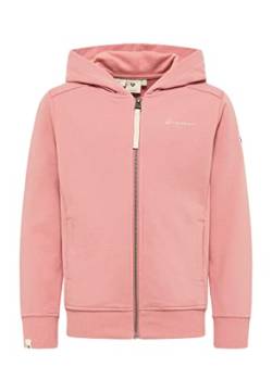 Ragwear Mädchen Sweatjacke THEA Zip Organic Sweatshirt mit Kapuze und Reißverschluss Übergangsjacke Sweater Jacke aus weicher Bio Baumwolle (DE/NL/SE/PL, Numerisch, 128, Regular, Rose) von Ragwear