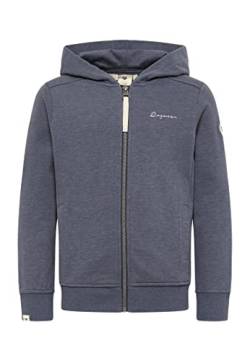 Ragwear Mädchen Sweatjacke Thea Zip Organic Sweatshirt Jacke mit Kapuze Übergangsjacke aus weicher Baumwolle (DE/NL/SE/PL, Numerisch, 140, Regular, Navy) von Ragwear