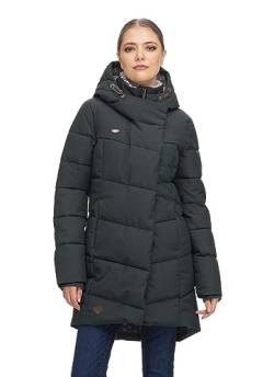 Ragwear PAVLA Damen Frauen Parka,Parka,Steppmantel,lange Jacke,Stehkragen,wasserdicht,Grün,XXL von Ragwear