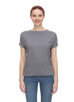 Ragwear PECORI Damen Frauen T-Shirt Rundhals,Shirt,Oberteil,Kurzarm,Rundausschnitt,Grau,M von Ragwear