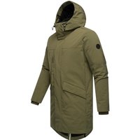 Ragwear Parka Zalle Wasserdichte Herren Übergangsjacke mit Kapuze von Ragwear