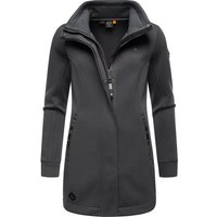 Ragwear Sweatjacke Letrice Bonded Elegante Zip-Jacke mit hohem Kragen in Feinstrickoptik von Ragwear