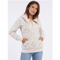 Ragwear Sweatjacke NESKA FLOWER ZIP COMFY mit Alloverdruck und gemütlicher Kapuze mit Kordelzug von Ragwear