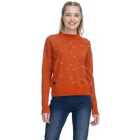 Ragwear Sweatshirt Heda Damen Pullover mit coolem Muster-Print von Ragwear