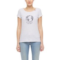 Ragwear T-Shirt Damen Florah Print A Organic, white, Größe S von Ragwear