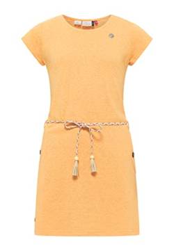 Ragwear Tagie Mädchen Kleid Sommerkleid einfarbig in sommerlichen Farben Baumwoll Freizeitkleid (DE/NL/SE/PL, Numerisch, 140, Regular, Coral) von Ragwear