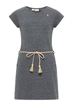 Ragwear Tagie Mädchen Kleid Sommerkleid einfarbig in sommerlichen Farben Baumwoll Freizeitkleid (DE/NL/SE/PL, Numerisch, 152, Regular, Dark Grey) von Ragwear
