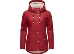 Regenjacke RAGWEAR "Marge" Gr. L (40), rot (dunkelrot) Damen Jacken Lange von Ragwear