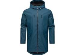 Regenmantel RAGWEAR "Sanwoy" Gr. XXL (56), blau (petrol) Herren Mäntel von Ragwear