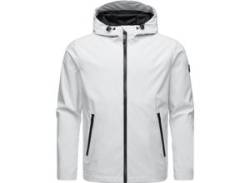 Softshelljacke RAGWEAR "Shellwie" Gr. M (50), weiß Herren Jacken Softshelljacken Wasserdichte Übergangsjacke mit Kapuze von Ragwear