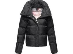 Steppjacke RAGWEAR "Lunis" Gr. XXL (44), schwarz Damen Jacken Kurze stylische, cropped Winter Kurzjacke von Ragwear