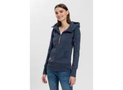 Sweatjacke RAGWEAR "NESKA ZIP O" Gr. M (38), blau (navy) Damen Sweatjacken von Ragwear