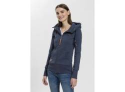 Sweatjacke RAGWEAR "NESKA ZIP O" Gr. S (36), blau (navy) Damen Sweatjacken von Ragwear