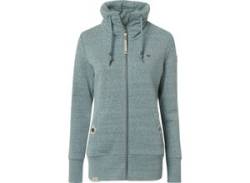 Sweatjacke RAGWEAR "RYLIE ZIP O" Gr. XL (42), blau (aqua) Damen Sweatjacken von Ragwear