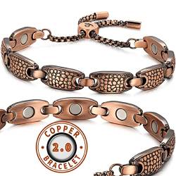 RainSo Mode Weibliche Textur Reines Kupfer Magnetfeldtherapie Armband, Geeignet Für Verliebte Mädchen Und Große Mütter von RainSo