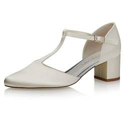 Rainbow Club Brautschuhe Rosita - Damen, Pumps, Ivory - Gr. 38,5 (UK 5,5) von Rainbow Club