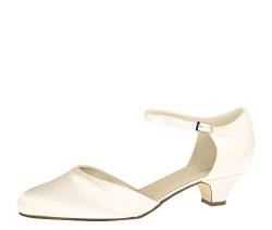 Rainbow Club Brautschuhe Vida - Ivory Satin - Pumps Größe 40.5 EU 7.5 UK Damen… von Rainbow Club