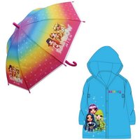 Rainbow High Regenponcho Rainbow High Girls Kinder Regenschirm plus Regenponcho (2-St) von Rainbow High