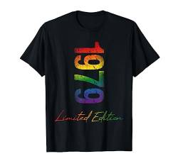 Geburtstag 1979 Limited LGBTQ Regenbogen Gender Edition T-Shirt von Rainbow Pride Equality Homosexuell Gay CSD Outfits