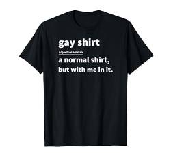 Gay Shirt Noun Substantiv Outfit LGBT Gay Homosexualität T-Shirt von Rainbow Regenbogen Lesbe Pride LGBTQ Kleidung Mann