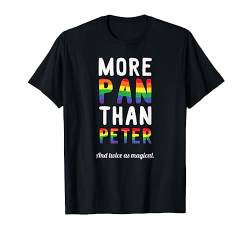 Homo Outfit LGBT Gay Homosexualität More Pan than Peter T-Shirt von Rainbow Regenbogen Lesbe Pride LGBTQ Kleidung Mann