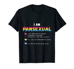 I am pansexual Pride Pansexual LGBT Flagge Homo Mann Frau T-Shirt von Rainbow Regenbogen Lesbe Pride LGBTQ Kleidung Mann