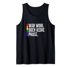 War wohl doch keine Phase outfit LGBT Gay Homosexualität Tank Top von Rainbow Regenbogen Lesbe Pride LGBTQ Kleidung Mann