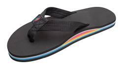 Rainbow Sandals Herren Einlagiges, weiches Oberteil, 2,5 cm, EVA-Gummi gefülltes Nylonband, Limitierte Auflage, 45/46 EU von Rainbow Sandals