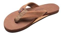 Rainbow Sandals Women's Single Layer Leather Sandal, Redwood, X-Large / 8.5-9.5 B(M) US von Rainbow Sandals