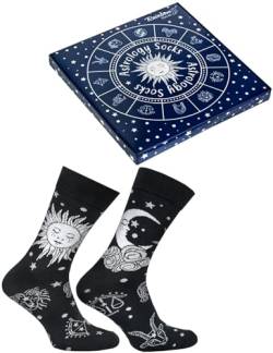 Rainbow Socks - Astrology Box Socks - Damen Herren Novelty Geschenk Socken Für Fans von Sternen Sternzeichen und Astrologie - 1 Paar - Größen 41-46 von Rainbow Socks