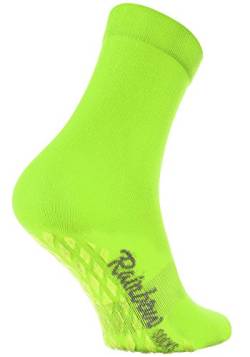 Rainbow Socks - Damen Herren Bunte Baumwolle Antirutsch Socken ABS - 1 Par - Grün - Größen 44-46 von Rainbow Socks