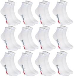 Rainbow Socks - Damen Herren Bunte Baumwolle Sport Socken - 12 Paar - Weiß - Größen 42-43 von Rainbow Socks