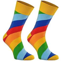 Rainbow Socks - Damen Herren Lustige Lutscher Socken - Lollipop Socks - Größe 36-40 von Rainbow Socks