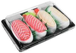 Rainbow Socks - Damen Herren - Sushi Socken Salmon Butterfisch - Lustige Geschenk - 2 Paar - Größen 36-40 von Rainbow Socks