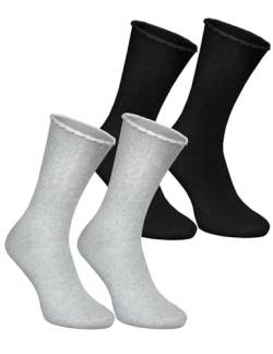 Rainbow Socks - Frottee-Socken für Trekking und Arbeit - Damen Herren Warme Strapazierfähige Atmungsaktive Socken - Ideal für Sport Trekking Arbeit - 2 Paar - Größen L von Rainbow Socks