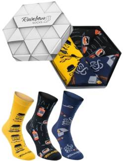 Rainbow Socks - Herren Gentleman Socken Box Geschenk - 3 Paar - Größen 41-46 von Rainbow Socks