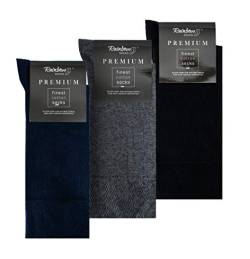 Rainbow Socks - Herren Premium Antibakterielle Business-Socken mit Silberionen - Dunkelblau Anthrazit Schwarz - Größen 44-46 von Rainbow Socks