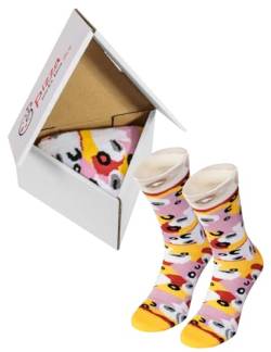 Rainbow Socks - Pizza Slice Box Socks - Capricciosa - Damen Herren Pizza Socken 1 Paar - Größen 41-46 von Rainbow Socks