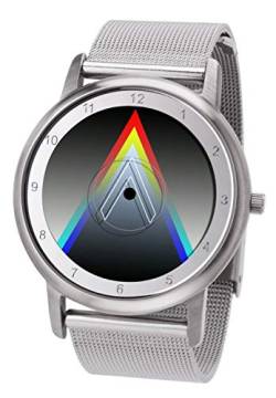 Rainbow Watch Unisex Uhr Quarz Avantgardia Vee mit Edelstahl Milanese Armband von Rainbow emotion of colours