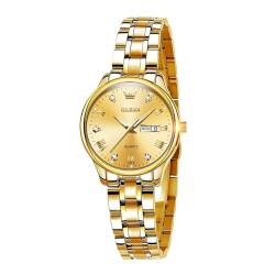 Raitown Armbanduhr Damen Wasserdicht Analog Quarz Uhr Geschäft Stylisch Lässig Damenuhr R5563L von Raitown