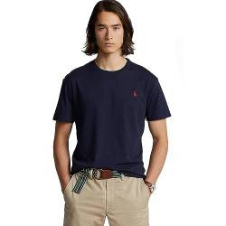 Custom-Slim-Fit Jersey-T-Shirt für Herren (as3, Alpha, s, Regular, Regular, Ink) von Ralph Lauren