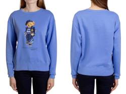 Polo Ralph Lauren Bear In Paris Bär Sweatshirt Sweater Pullover Pulli Jumper Blue New Season XXS von Ralph Lauren