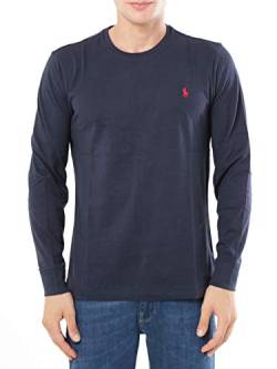 Ralph Lauren Mod. 710671468 T-Shirt Rundhals Langarm Custom Fit Herren Blau M von Ralph Lauren