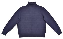 Ralph Lauren Pullover Rollkragen Baumwolle Blau Größe XXL von Ralph Lauren