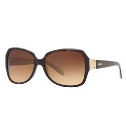 Ralph by Ralph Lauren Damen 0Ra5138 601/13 58 Sonnenbrille, Türkis (Tortoise/Turquoise/Brown Gradient) von Ralph Lauren