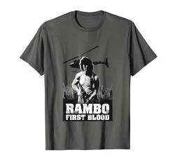 Rambo First Blood Hubschrauber Poster T-Shirt von Rambo