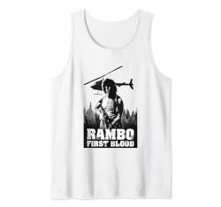 Rambo First Blood Hubschrauber Poster Tank Top von Rambo