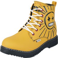 Rammstein Boot - EU37 bis EU41 - für Damen - Größe EU37 - gelb  - Lizenziertes Merchandise! von Rammstein