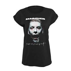 Rammstein Frauen Damen Girlie Shirt Sehnsucht Schneider, Offizielles Band Merchandise Fan Shirt schwarz mit Front Print (XL) von Rammstein